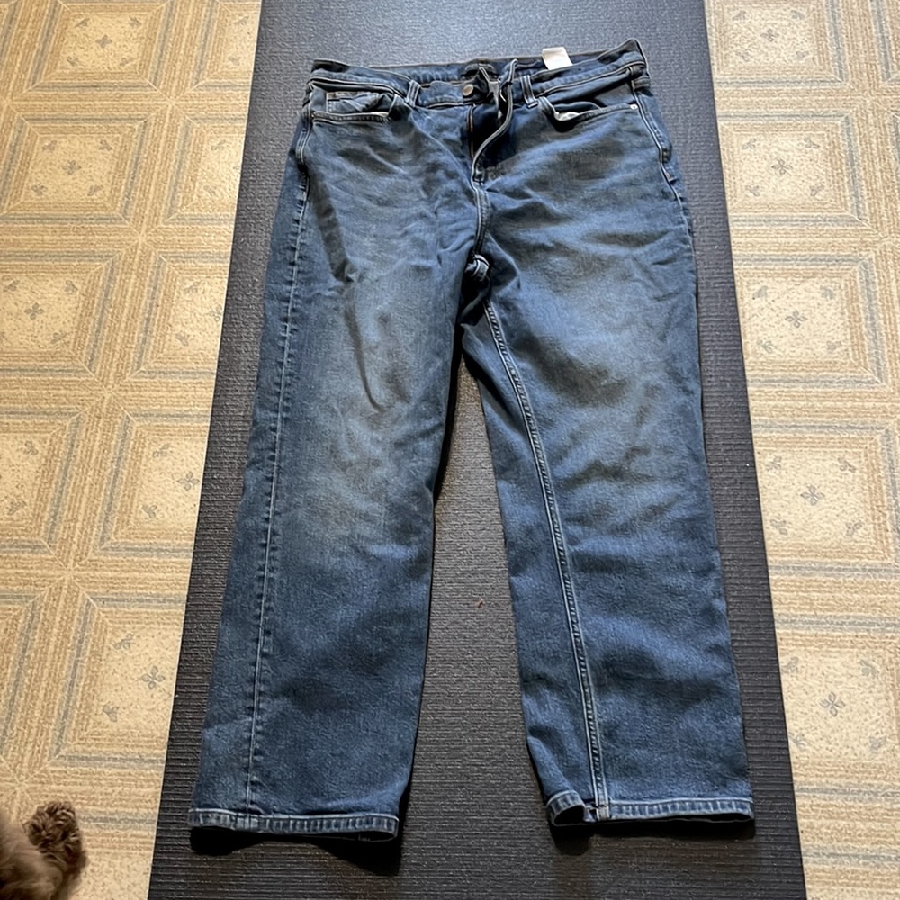 Banana Republic high rise straight 33